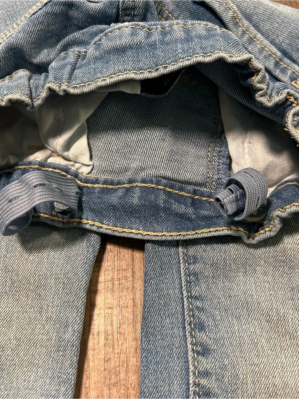 Old Navy Skinny Denim Jeans Pants Toddler Girls 4T Light Wash Adjustable Waist